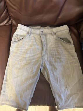 Diesel Light Blue Men's Denim Shorts